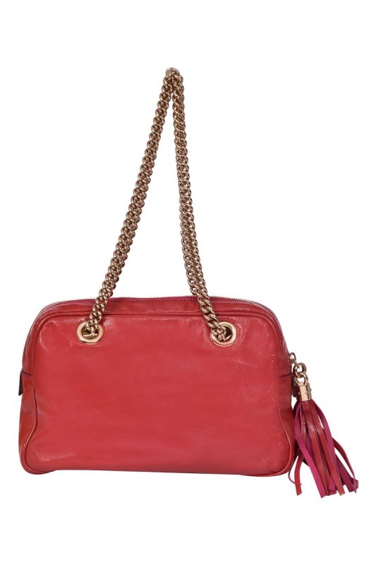 Gucci Soho Patent Leather Small Shoulder Bag
