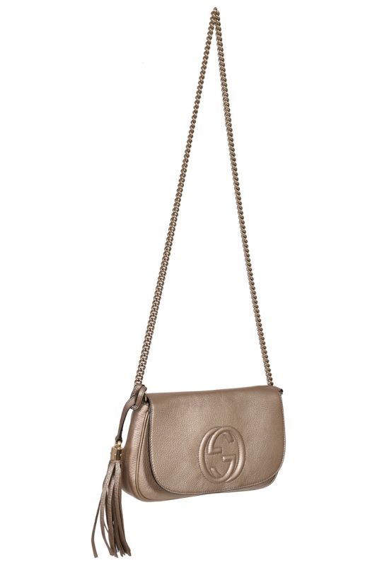 Gucci Soho Pebbled Crossbody Bag