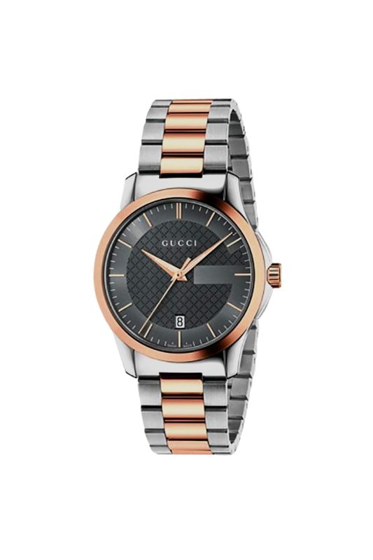 GUCCI STAINLESS STEEL G-TIMELESS QUARTZ WATCH