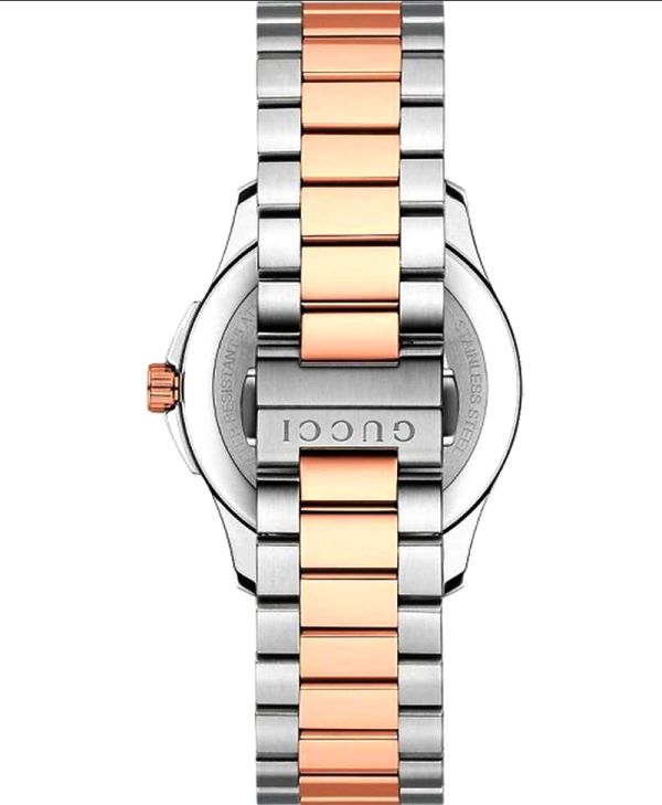 GUCCI STAINLESS STEEL G-TIMELESS QUARTZ WATCH