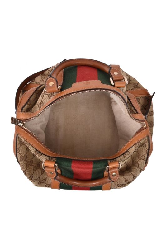Gucci Vintage Web GG Boston Bag