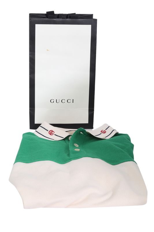 Gucci Web Interlocking G Polo T Shirt