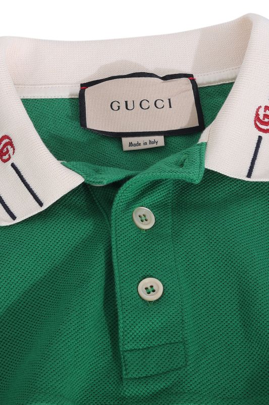 Gucci Web Interlocking G Polo T Shirt