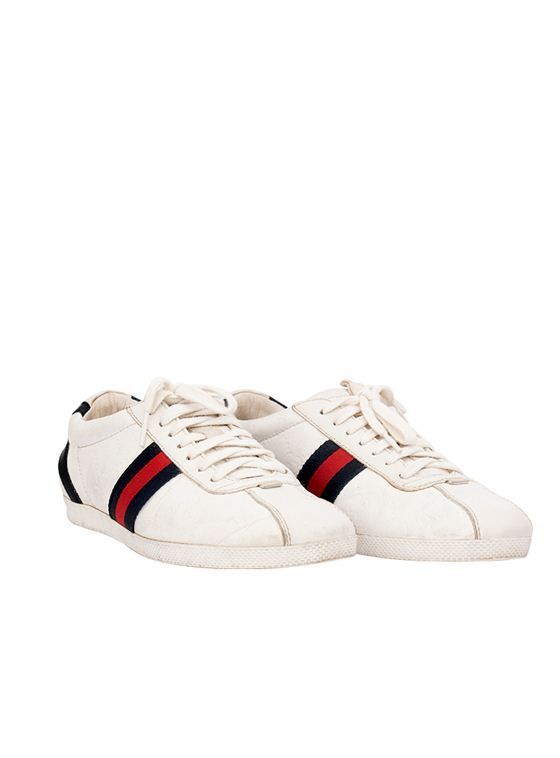 GUCCI WHITE ACE SNEAKERS