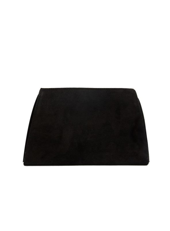 GUISEPPE ZANOTTI SUEDE TRAPEZOID CLUTCH