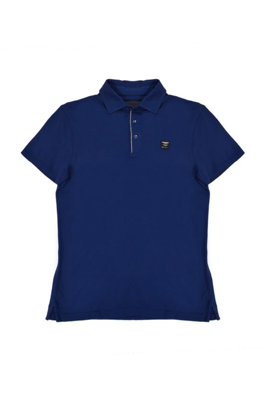 Hackett Aston Martin Blue Polo T Shirt