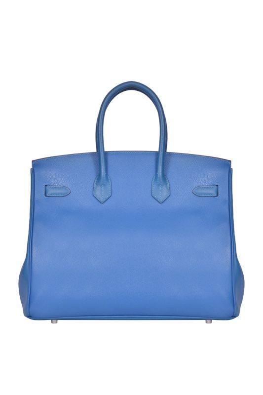 Hermes Birkin Blue Jean 35 Bag