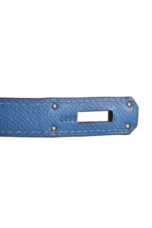Hermes Birkin Blue Jean 35 Bag