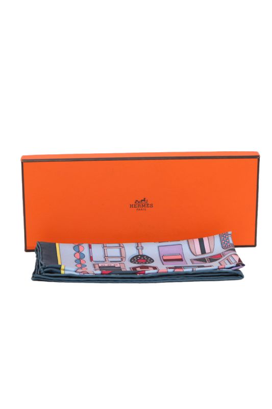 Hermes Bouclerie Moderne Silk Scarf