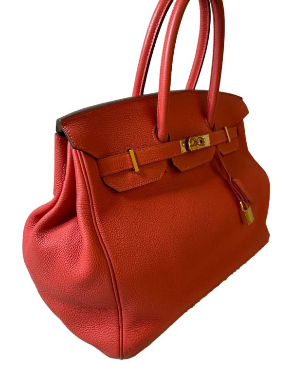 Hermes Clemence Leather Birkin 35