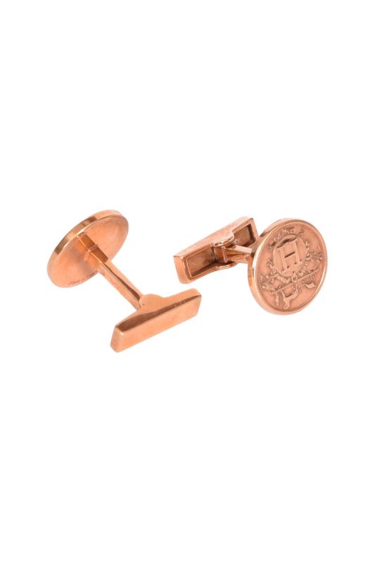 Hermes Gold Plated Cufflinks