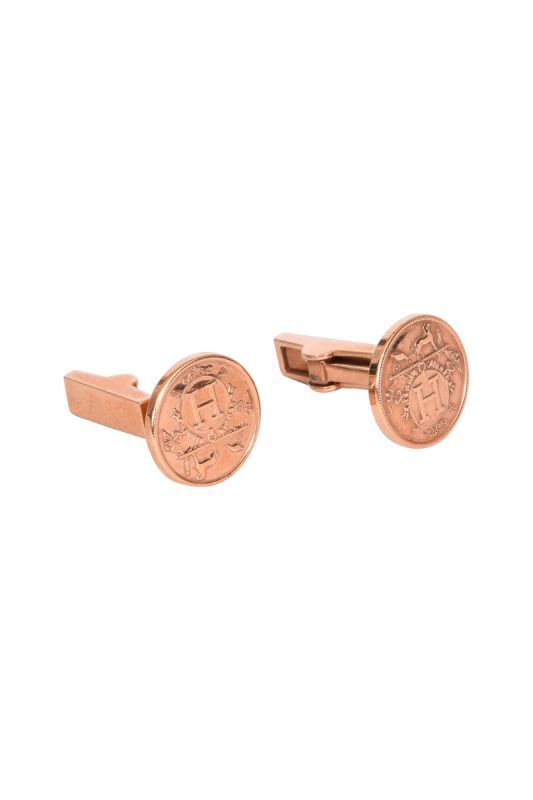 Hermes Gold Plated Cufflinks