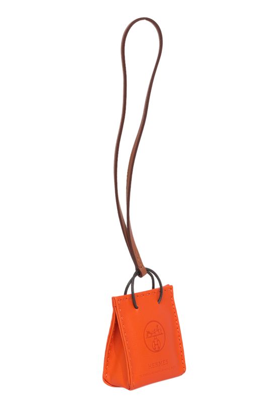 Hermes Sac Orange  Bag Charm