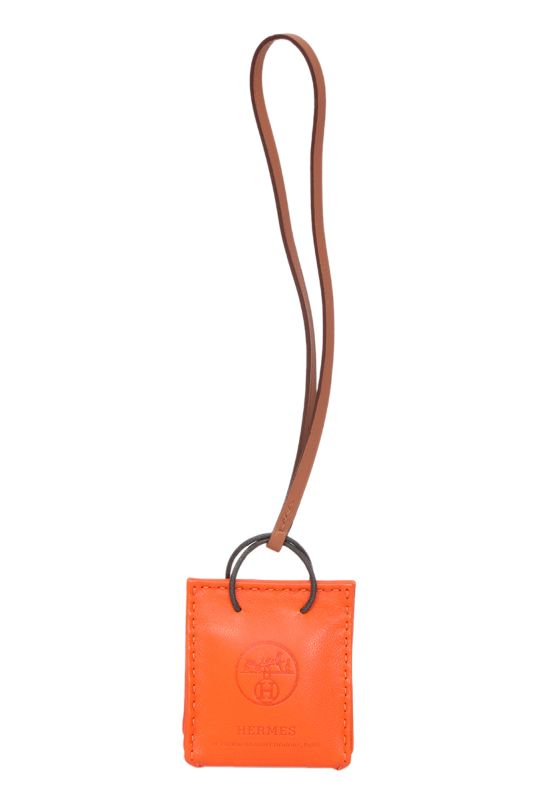 Hermes Sac Orange  Bag Charm