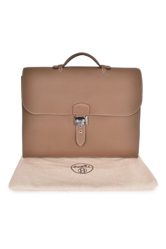 HERMES TAURILLON CLEMENCE SAC A DEPECHE BRIEFCASE BAG