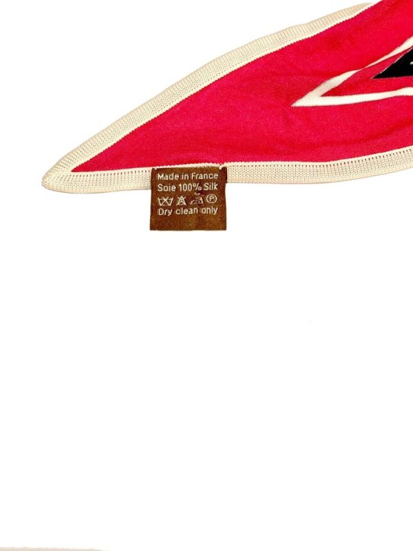 HERMES TRIANGULAR PRINTED SCARF