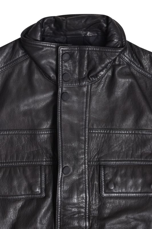 Hugo Boss Black Leather Jacket