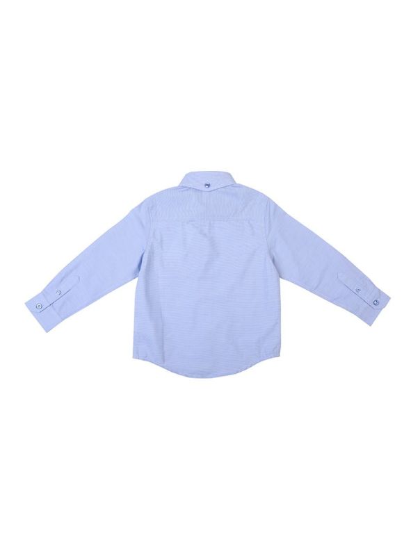 HUGO BOSS BLUE STRIPE OXFORD SHIRT
