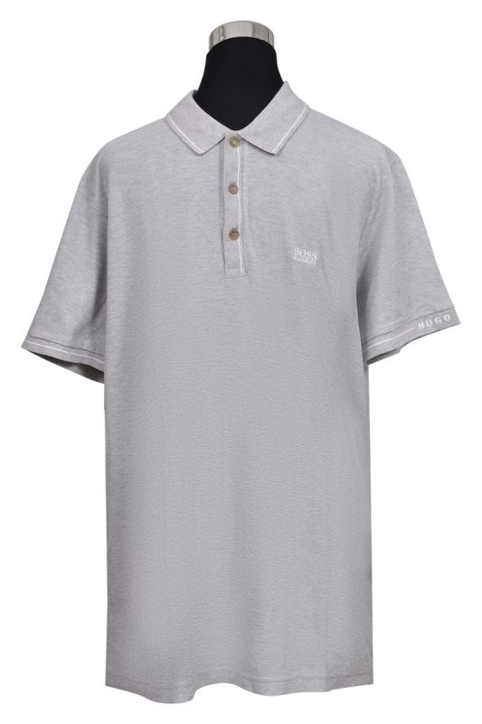 Hugo Boss Grey Polo T Shirt