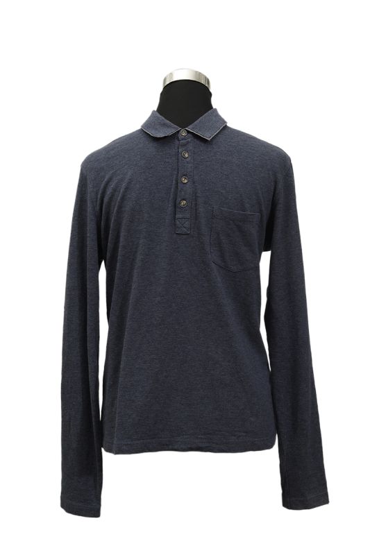 Hugo Boss S Heather Blue Full Sleeved T-Shirt