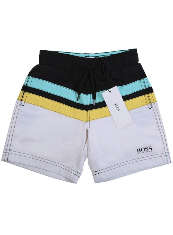 HUGO BOSS MULTI COLOUR SWIM TRUNKS