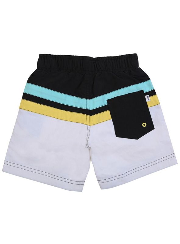 HUGO BOSS MULTI COLOUR SWIM TRUNKS