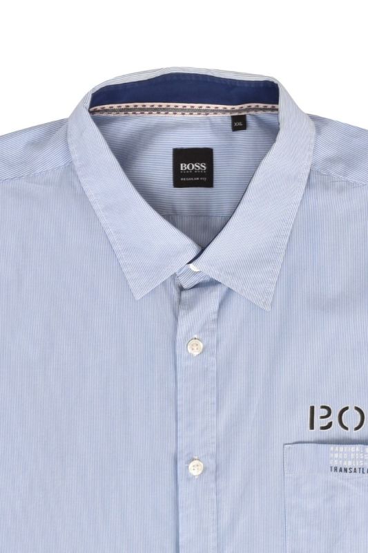 HUGO BOSS STRIPED LOGO SHIRT