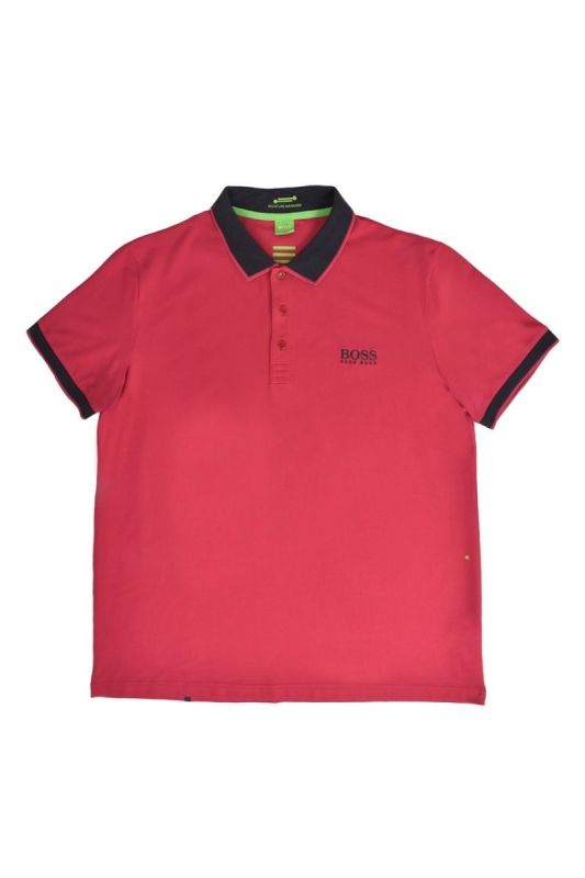 HUGO BOSS TWIN TIPPED COLLAR POLO T-SHIRT