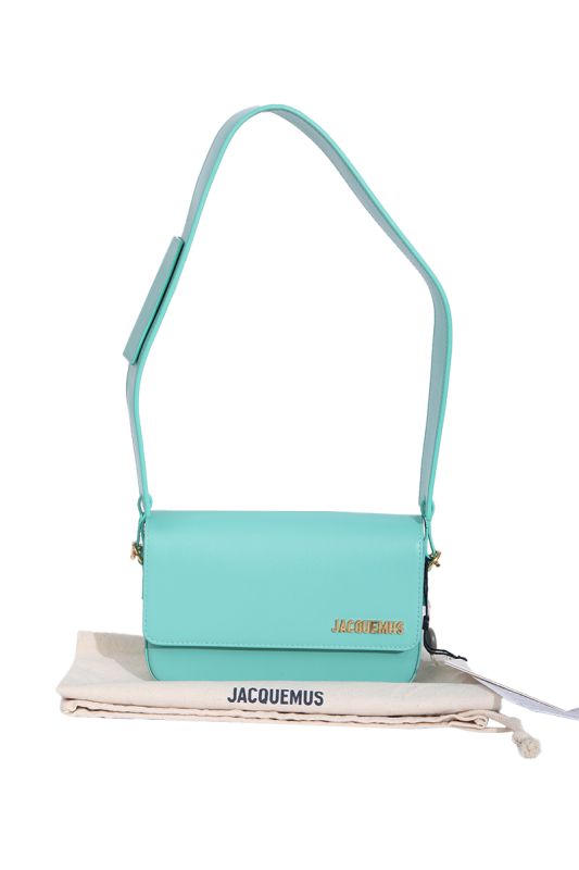 JACQUEMUS LE CARINU LOGO PLAGUE SHOULDER BAG