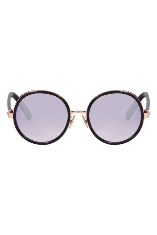 Jimmy Choo andi black acetate round framed sunglasses