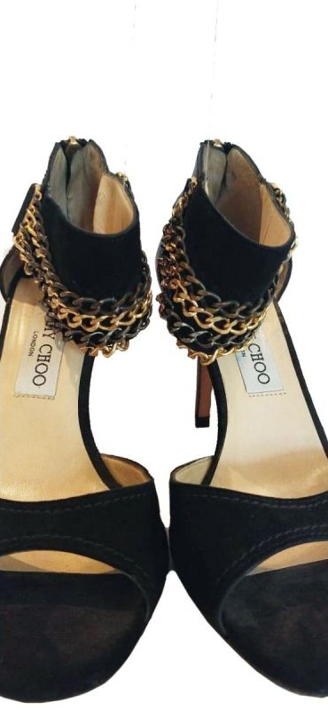 JIMMY CHOO ANKLE WRAP HEELS
