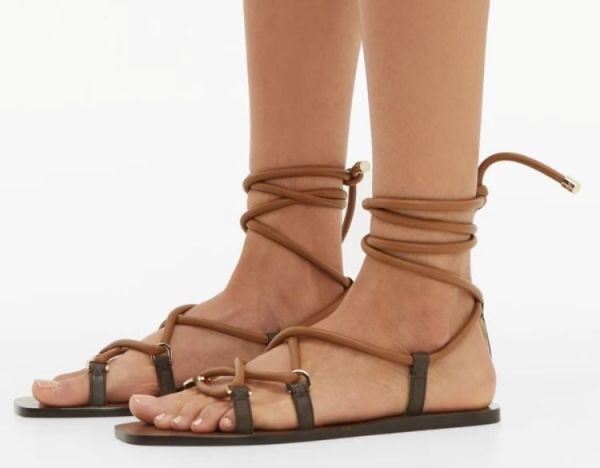 JIMMY CHOO AZIZA LACE UP SANDAL