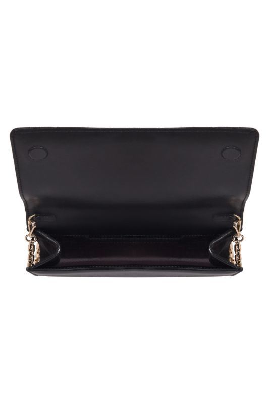 Jimmy Choo Black Palace JC Embossed Sling Bag