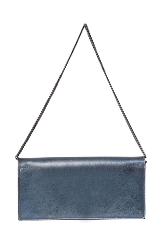 Jimmy Choo Blue Glitter Sling Shoulder Bag