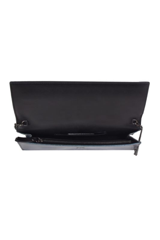 Jimmy Choo Blue Glitter Sling Shoulder Bag