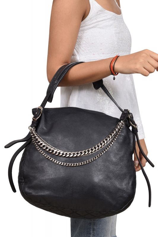 Jimmy Choo Boho Biker Hobo Bag