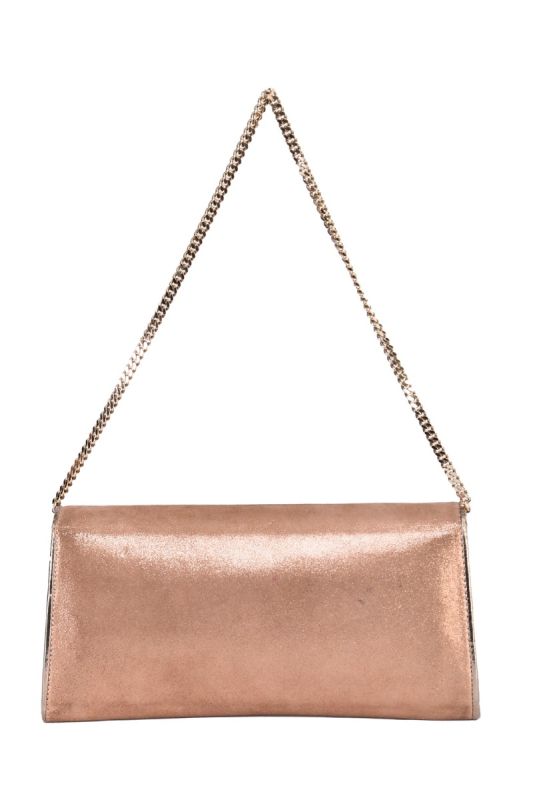 JIMMY CHOO CHAIN CLUTCH BAG