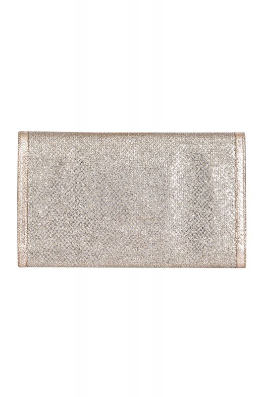 Jimmy Choo Champagne shimmer Clutch