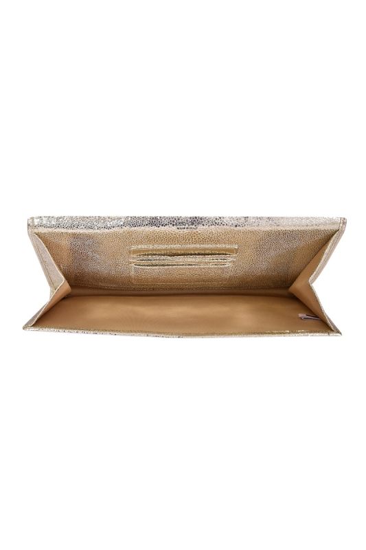 Jimmy Choo Large Champagne shimmer Clutch