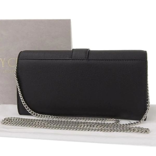 Jimmy Choo Cheri Chain Leather Wallet