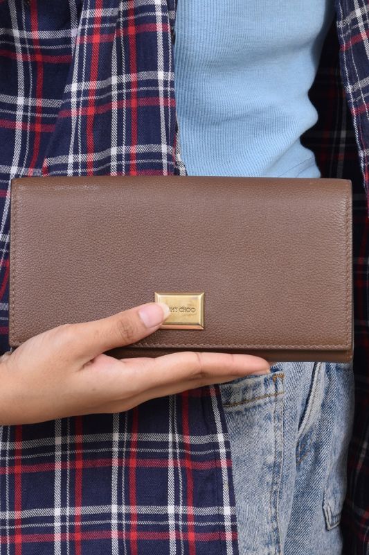 Jimmy Choo Continental Leather Wallet