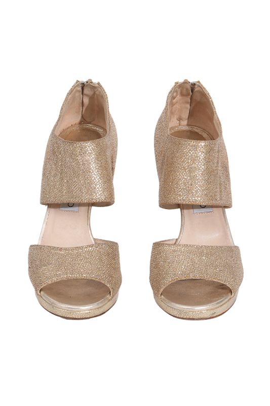 Jimmy Choo Glitter Pencil Heels