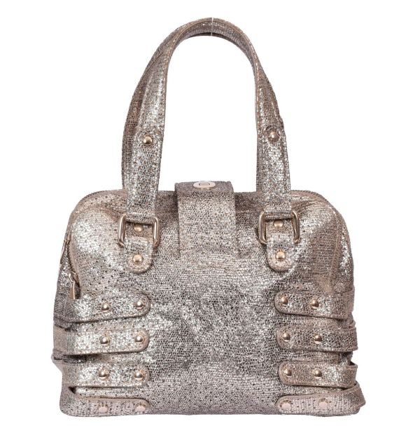 JIMMY CHOO GLITTER SHOULDER BAG