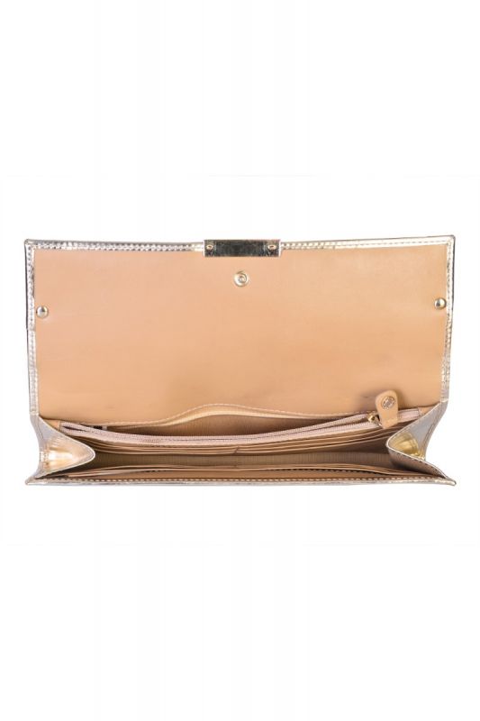 JIMMY CHOO GOLDEN GLITTER CLUTCH