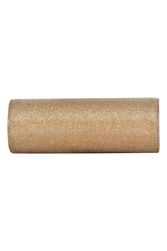 Jimmy Choo Golden Shimmer Tube Clutch