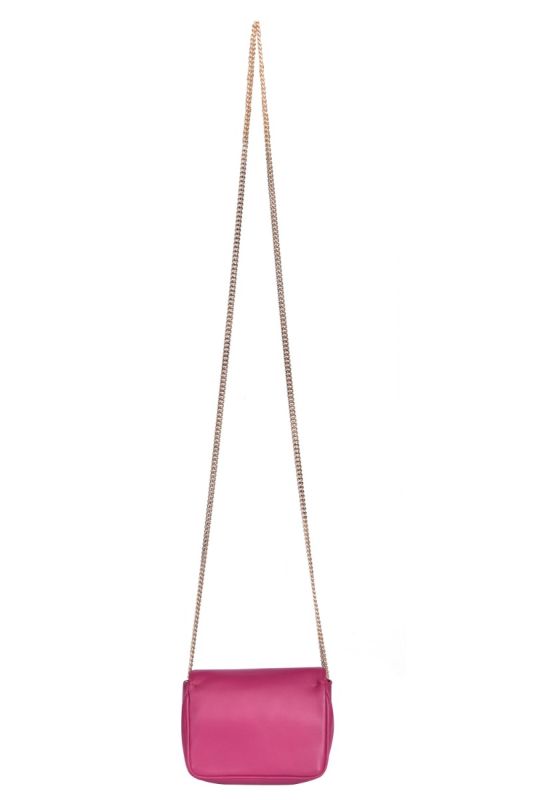 Jimmy Choo Hot Pink Leather Mini Ruby Crossbody Bag