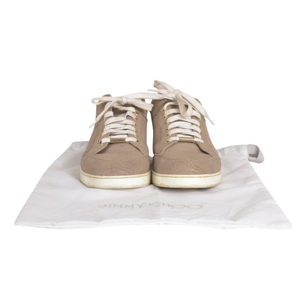 JIMMY CHOO LACE-UP SNEAKERS