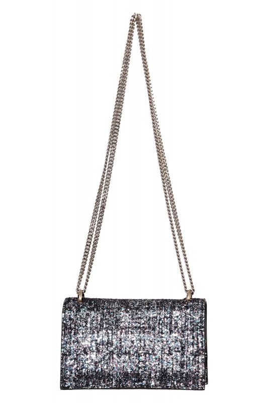 Jimmy Choo Leni Glittered Crossbody Bag