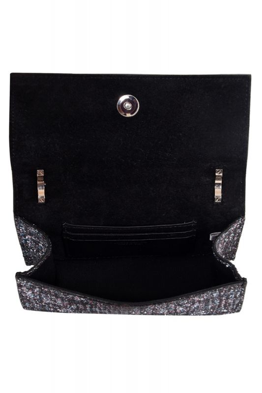 Jimmy Choo Leni Glittered Crossbody Bag
