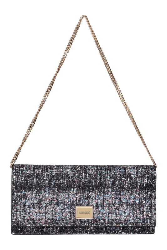 Jimmy Choo Leni Glittered Sling Handbag